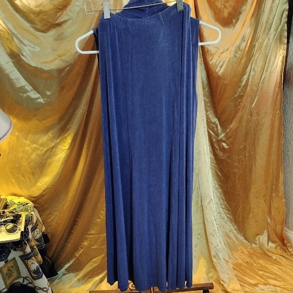 Chico's Blue Sleeveless Dress with Chain Detail - Picture 5 of 6